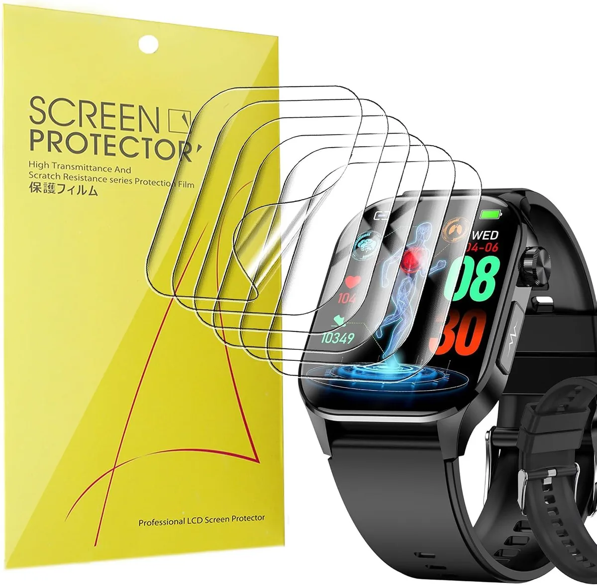 ETEIZU ETEIZU Screen Protector 6 Pack for ET580 2.04 Inches — product photo