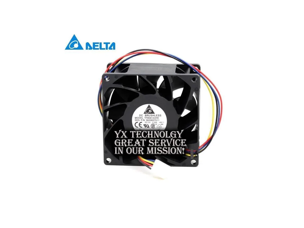 Fans Fans 8038 TFB0812UHE 80×80×38 mm 8000 rpm PWM 2.34 A case fan — product photo