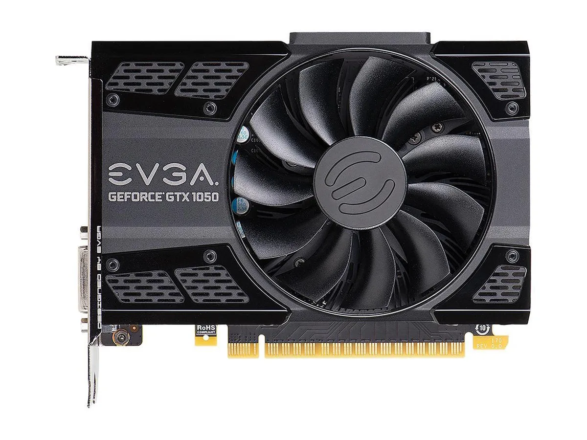 EVGA EVGA GeForce GTX 1050 SC GAMING 02G-P4-6152-KR 2GB graphics card — product photo