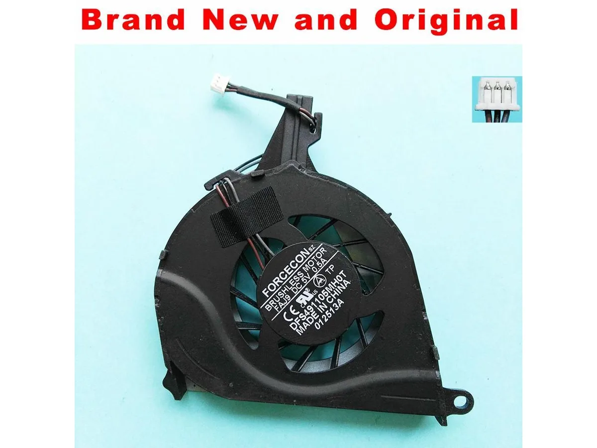 Fans Fans CPU Fan for Toshiba L650 L650D L655 L655D DFS491105MH0T FAJ9 — product photo