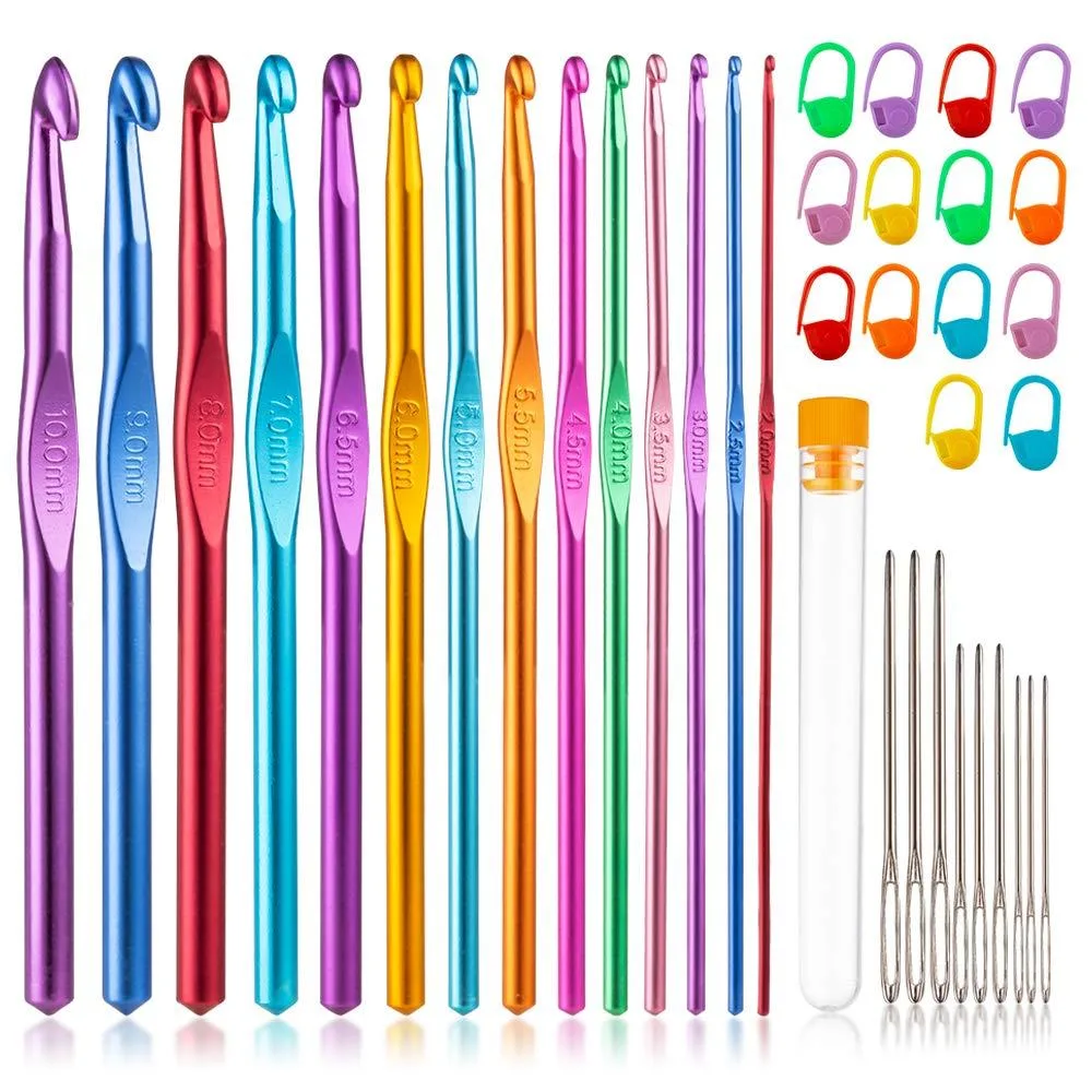  Avery VV001 14 Sizes Crochet Hooks Set 2.010.0mm needle art — product photo
