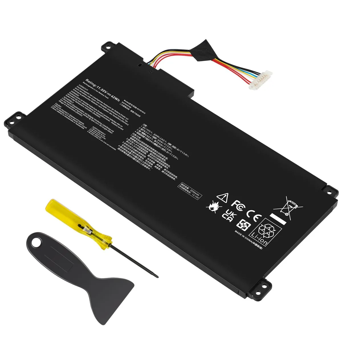 No Sew No Sew B31N1912 3-cell 11.55V 42Wh laptop battery — product photo