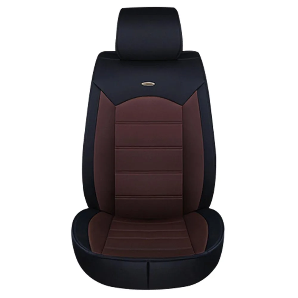 muchkey muchkey Car Seat Cover 5 Seats Universal Black Coffee — product photo