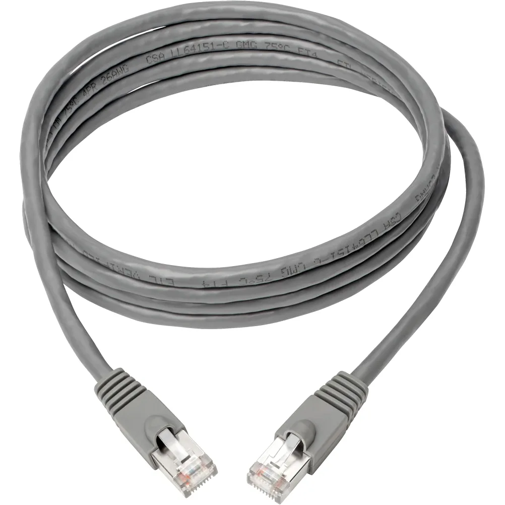 Tripp Lite Tripp Lite N262-007-GY Cat6a Shielded Patch Cable 7 ft Gray — product photo