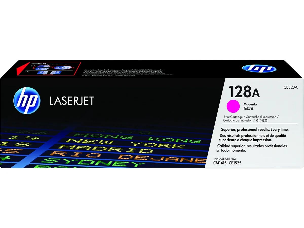 HP HP 128A Magenta Toner Cartridge CE323A 1300 Pages — product photo