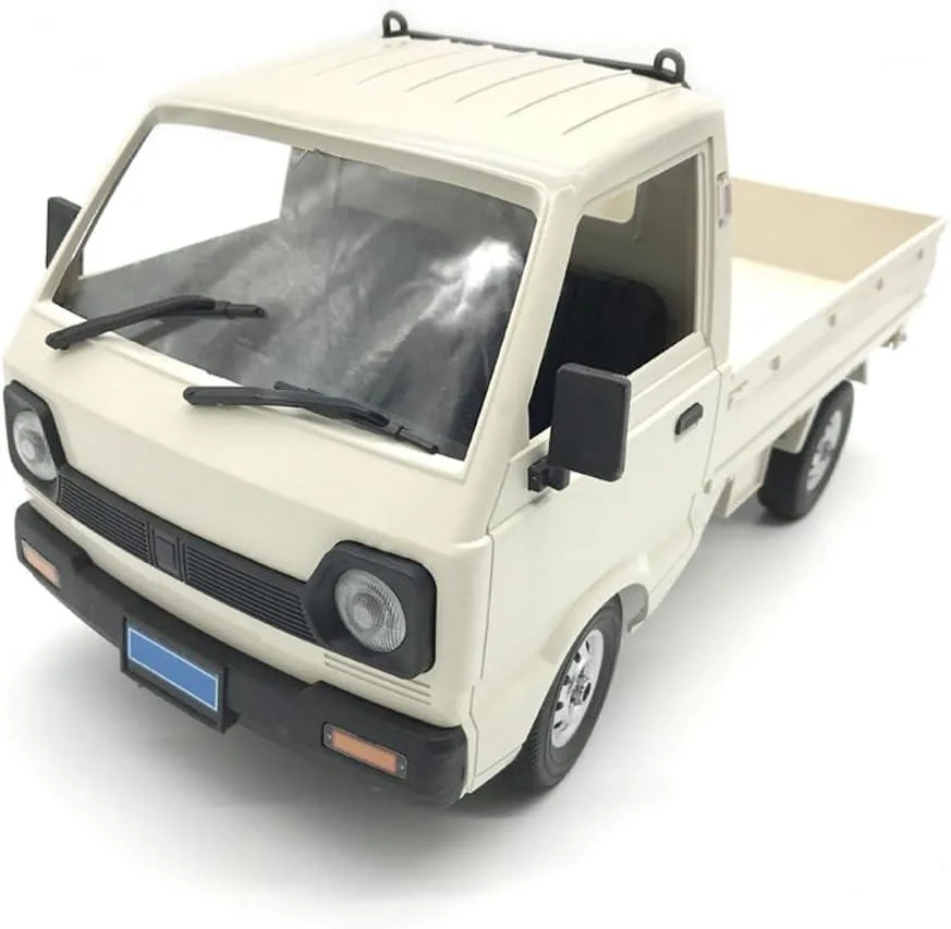 usbroway usbroway WPL D12 1/10 RC drift car RTR 2.4G proportional 260 motor rear drive 20km/h 40m 45° climb LED lights — product photo
