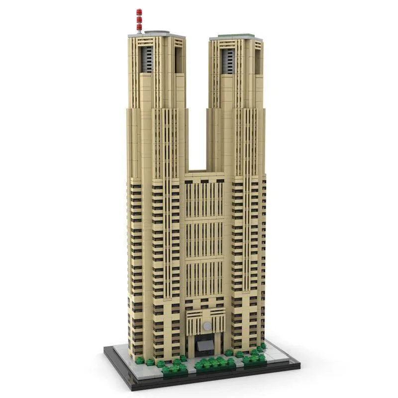 ZITIANYOUBUILD ZITIANYOUBUILD MOC-153517 1/800 Scale Tokyo Metropolitan Government Building 1972PCS Educational Building Set — product photo