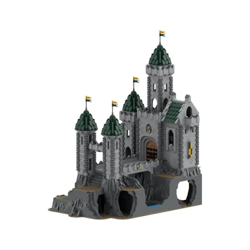 ZITIANYOUBUILD ZITIANYOUBUILD MOC-152895 Medieval Green Dragon Fortress Castle 6721PCS — product photo