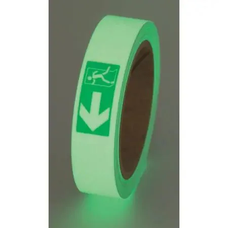 INCOM Manufacturing Group INCOM Manufacturing Group GT130EXL1"W White Phosphorescent Floor Marking Tape 130 — product photo