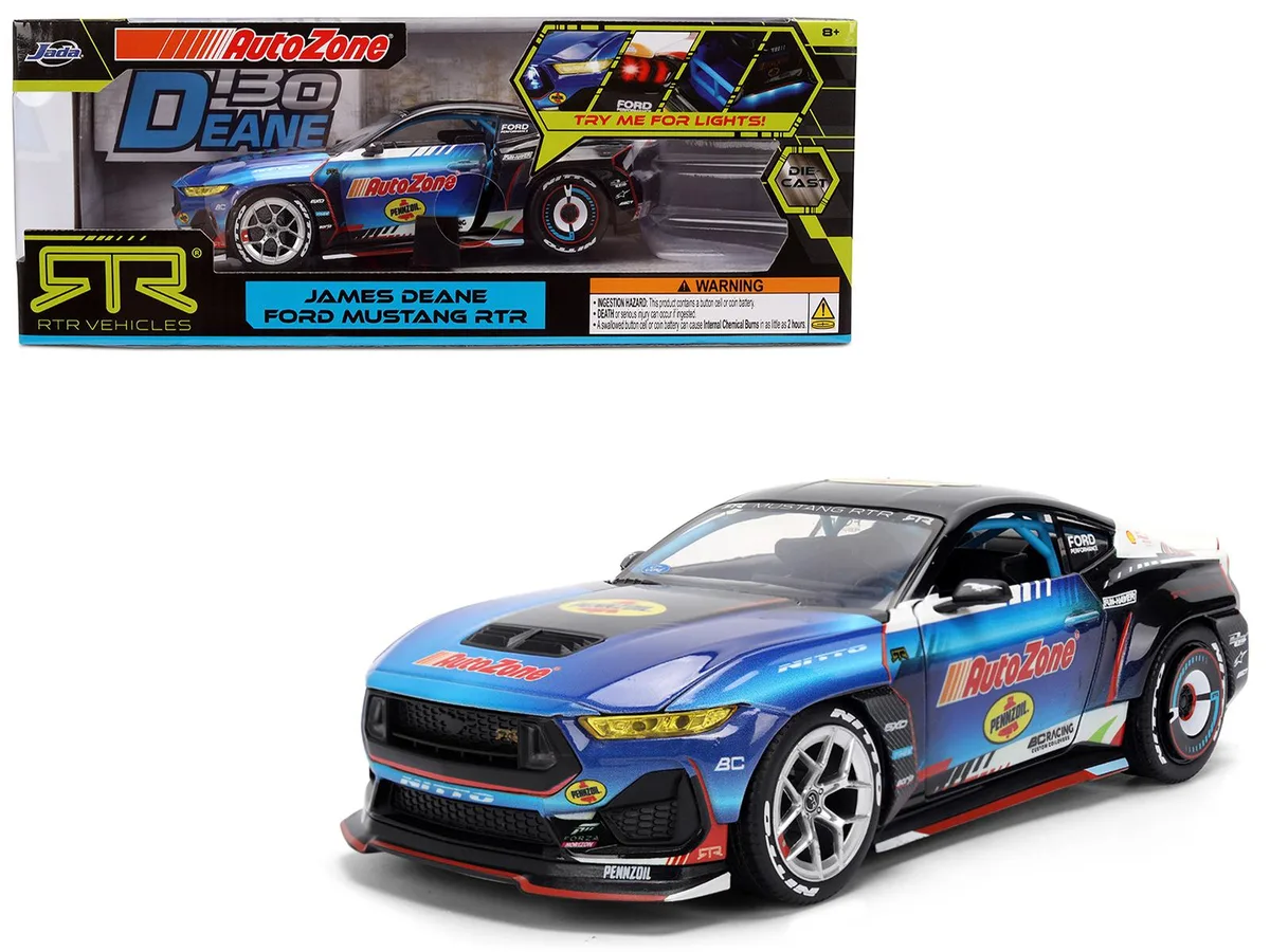 Jada Jada 37244 1:24 2025 Ford Mustang RTR 130 James Dean Die-Cast Hobby Collectible — product photo