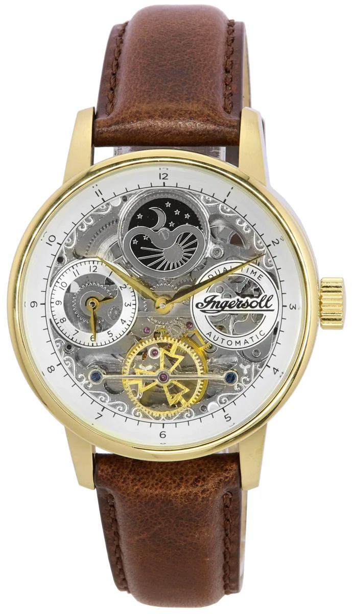 Ingersoll/Rand Ingersoll/Rand The Jazz Automatic I07704 Men's Watch Gold Tone 42.00 mm — product photo
