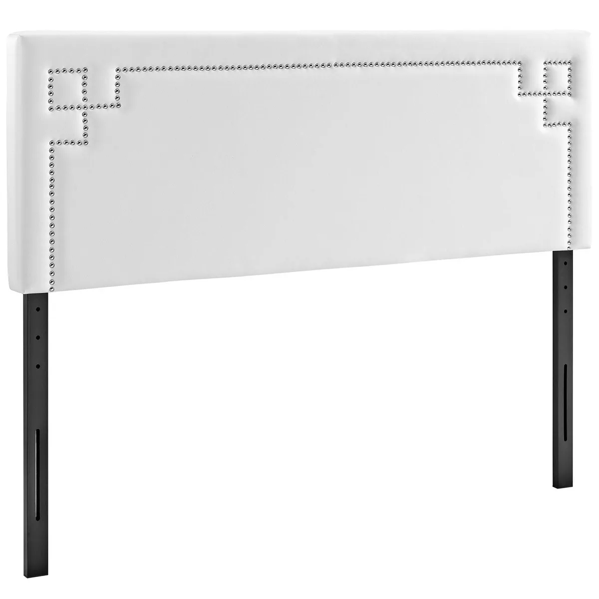 Modway Furniture Modway Furniture Josie Queen Upholstered Vinyl Headboard White 63.5W 40-47.5H — product photo