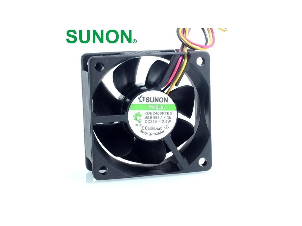 Fans Fans KDE2406PTB3 6025 24V 2.4W 60x60x25mm case fan — product photo