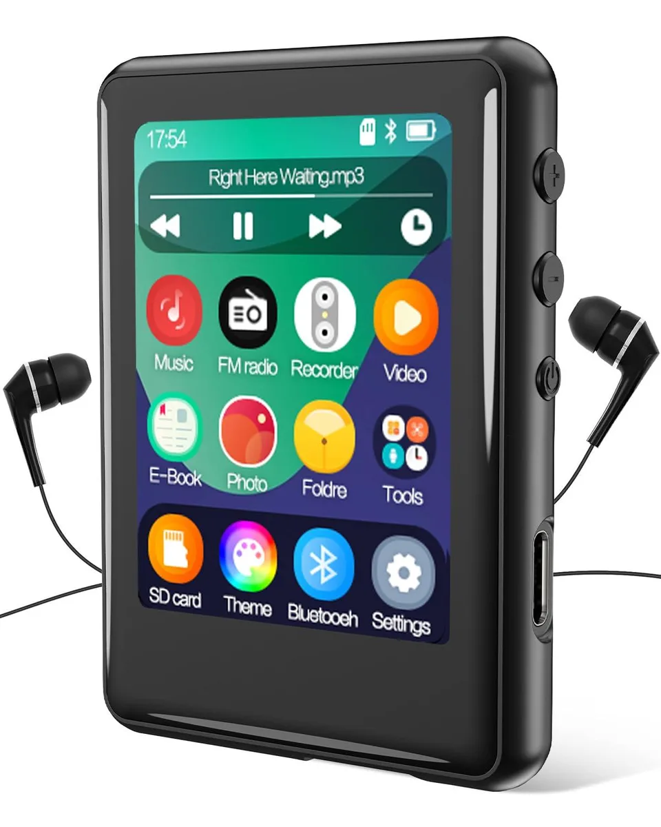 Tokemisc S7-BT-16GB-Black MP3 Player 16GB 2.4" Bluetooth 5.3 — product photo