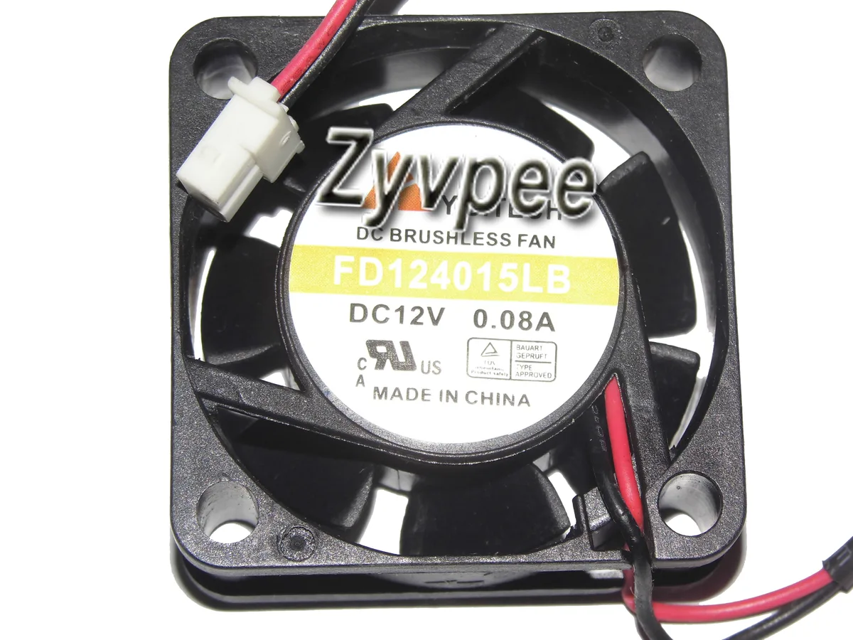 Zyvpee Zyvpee FD124015LB 40x15mm 12V 0.08A 2-pin case fan — product photo