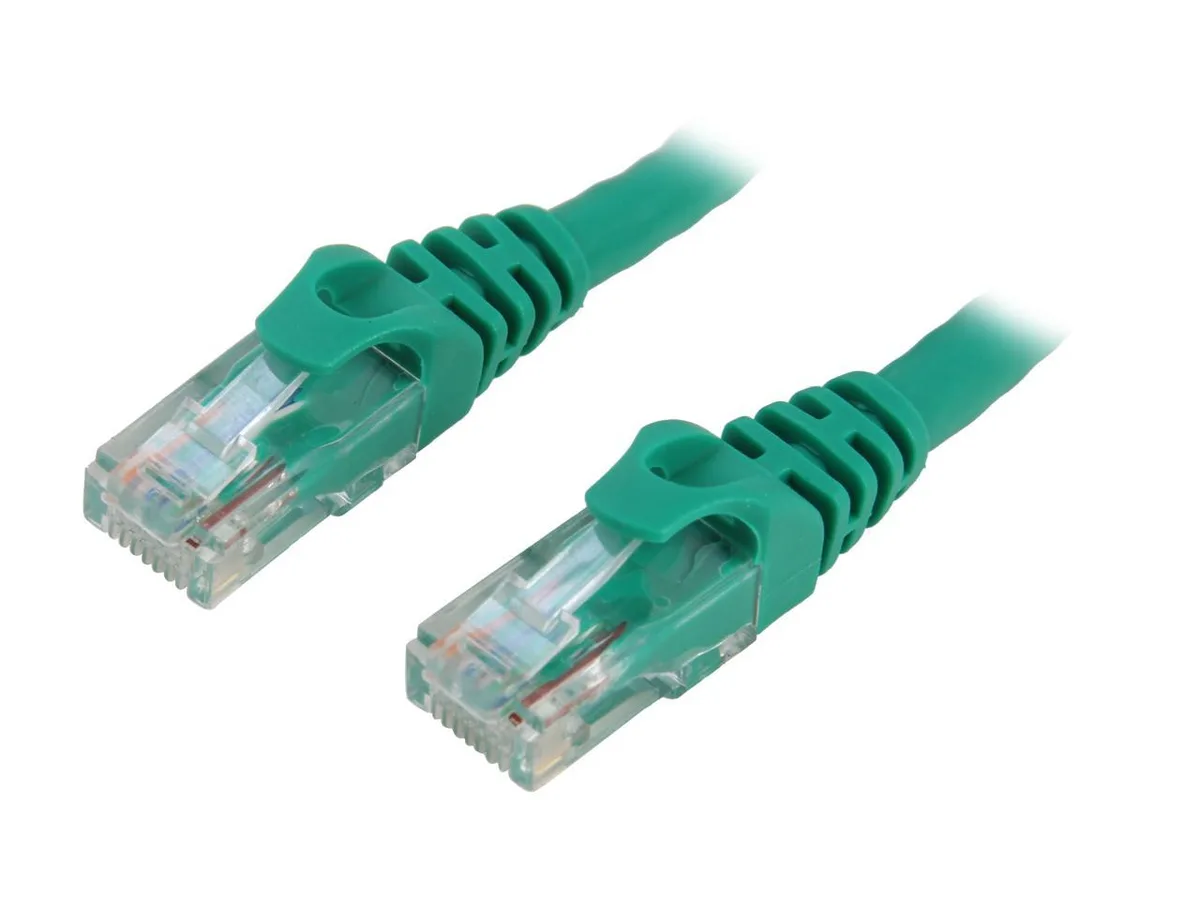 sakose sakose C6EB-5G network ethernet cable Cat 6 5 ft green 550 MHz 2 pack — product photo