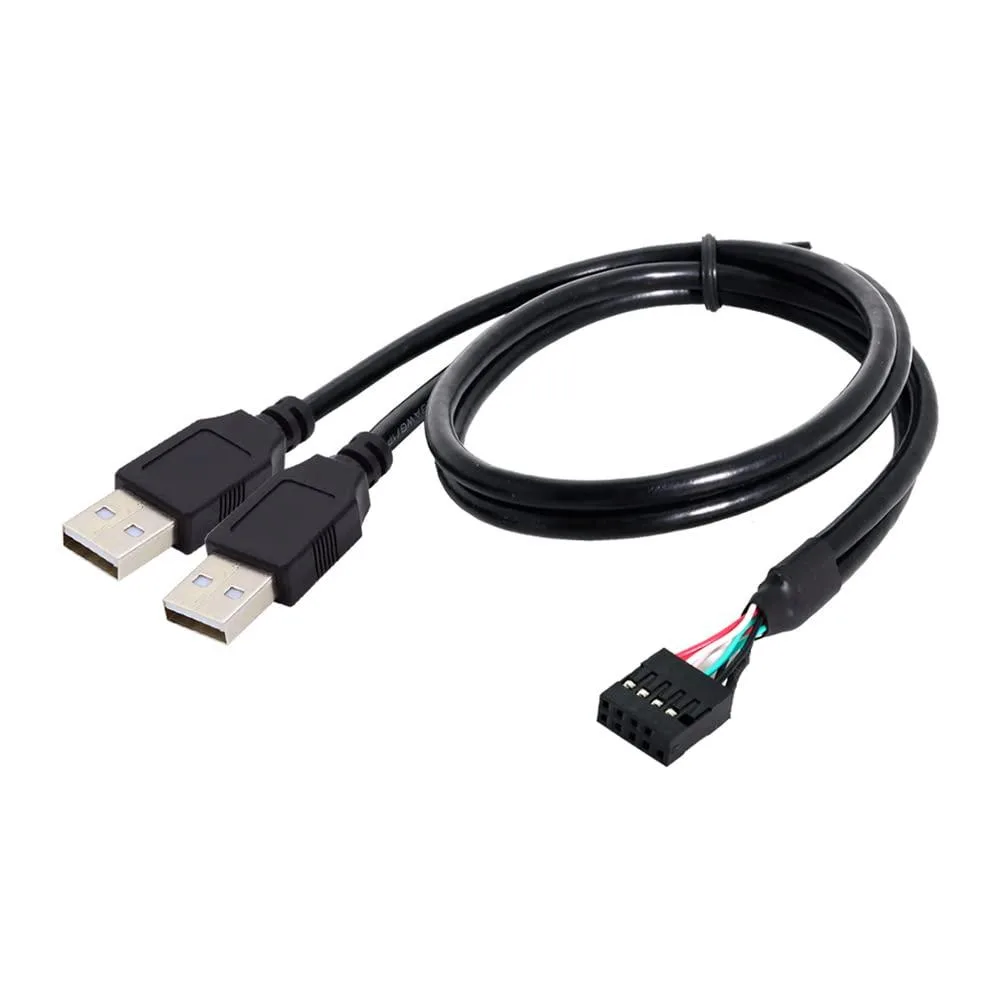 Fervit Fervit 9Pin 10Pin Header to Dual USB 2.0 Male 50cm — product photo