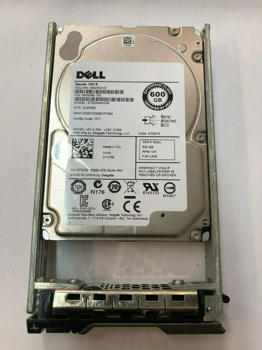 DELL DELL ST600MM0006 600GB 10000RPM SAS 2.5" internal hard drive — product photo