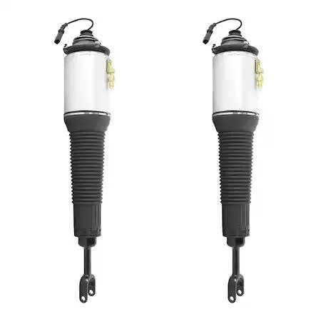 Pair of silver front air strut assemblies for Audi A8 Quattro
