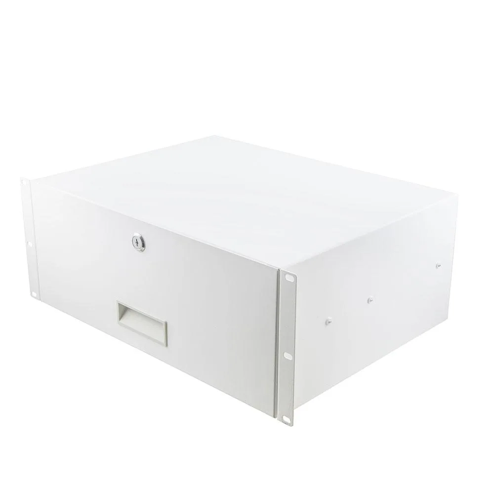 NavePoint NavePoint 19" Rack Mount Drawer 4U 13.7" Deep Signal White — product photo