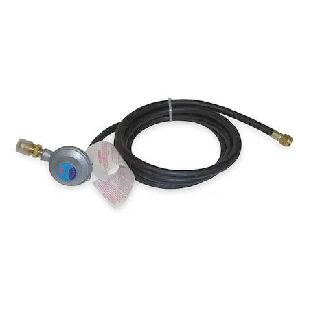 15 ft rubber hose assembly with regulator and POL fitting