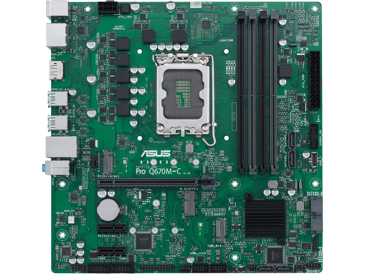 ASUS ASUS 90MB19E0-MVAAYC PRO Q670M-C-CSM Intel motherboard — product photo