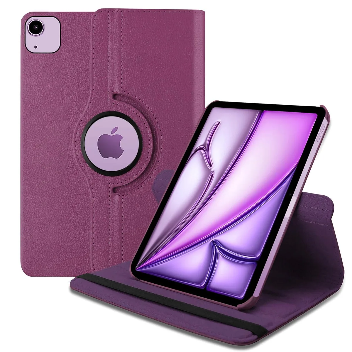 anicestore anicestore A3266 Rotating Case for iPad Air 11 inch (2025/2024) &amp; 10.9 inch (2022/2020) Purple — product photo