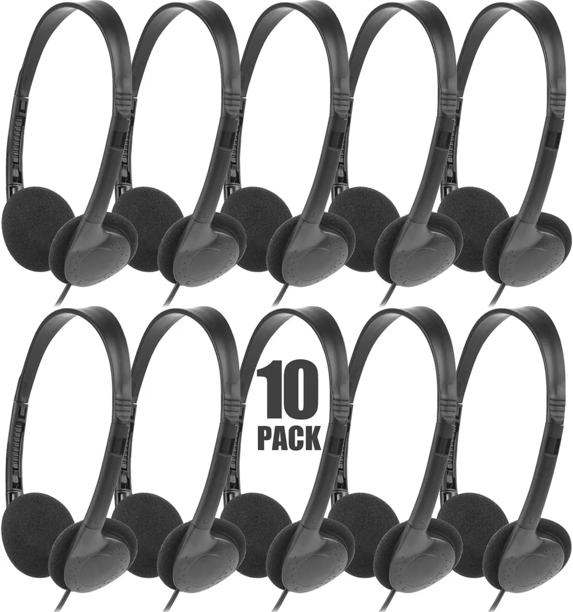 YINGHUA YINGHUA LS04 Wired Headset 10 Pack Black 3.5 mm 120 cm — product photo