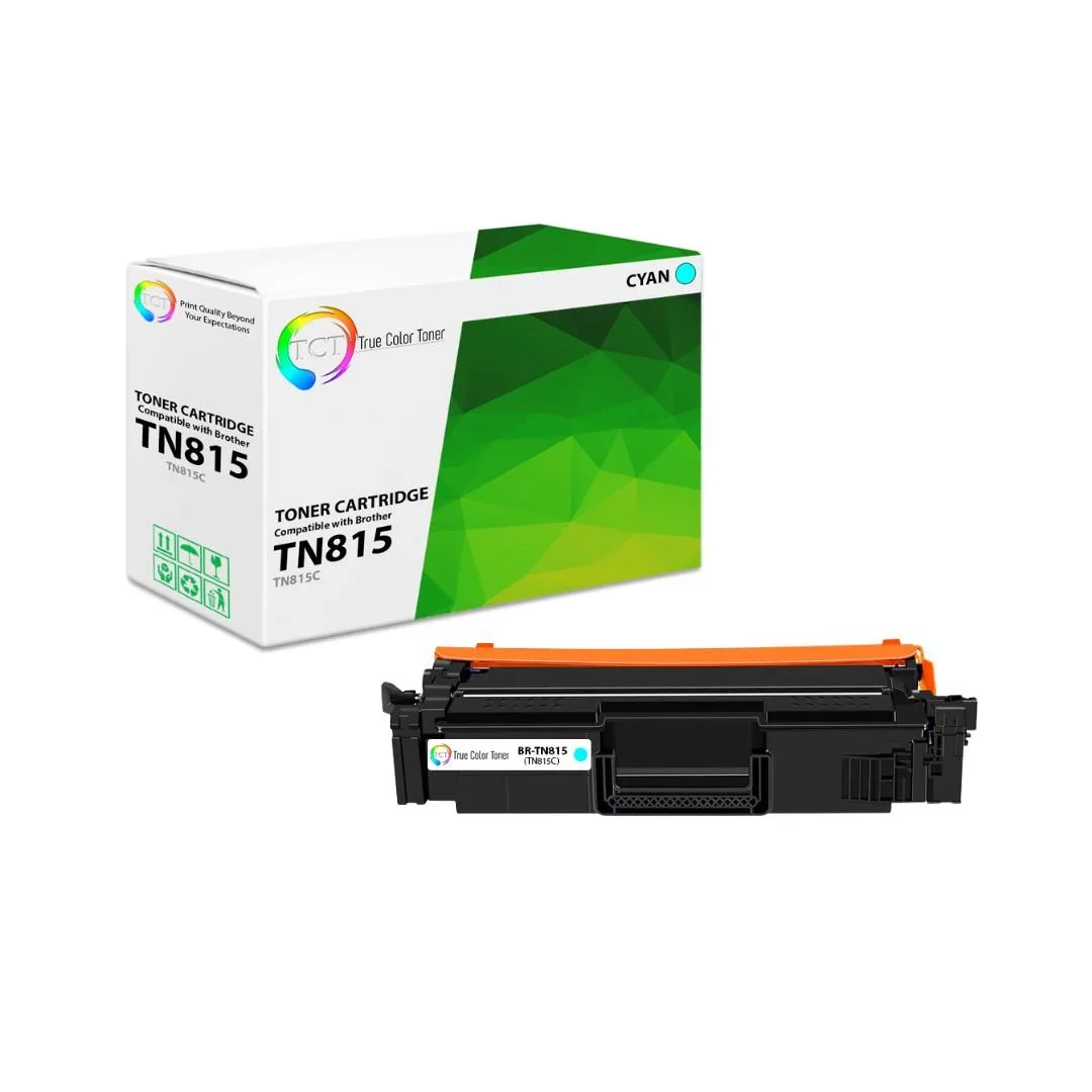True Color Toner True Color Toner TN815C Cyan High Yield Toner Cartridge 12000 Pages — product photo