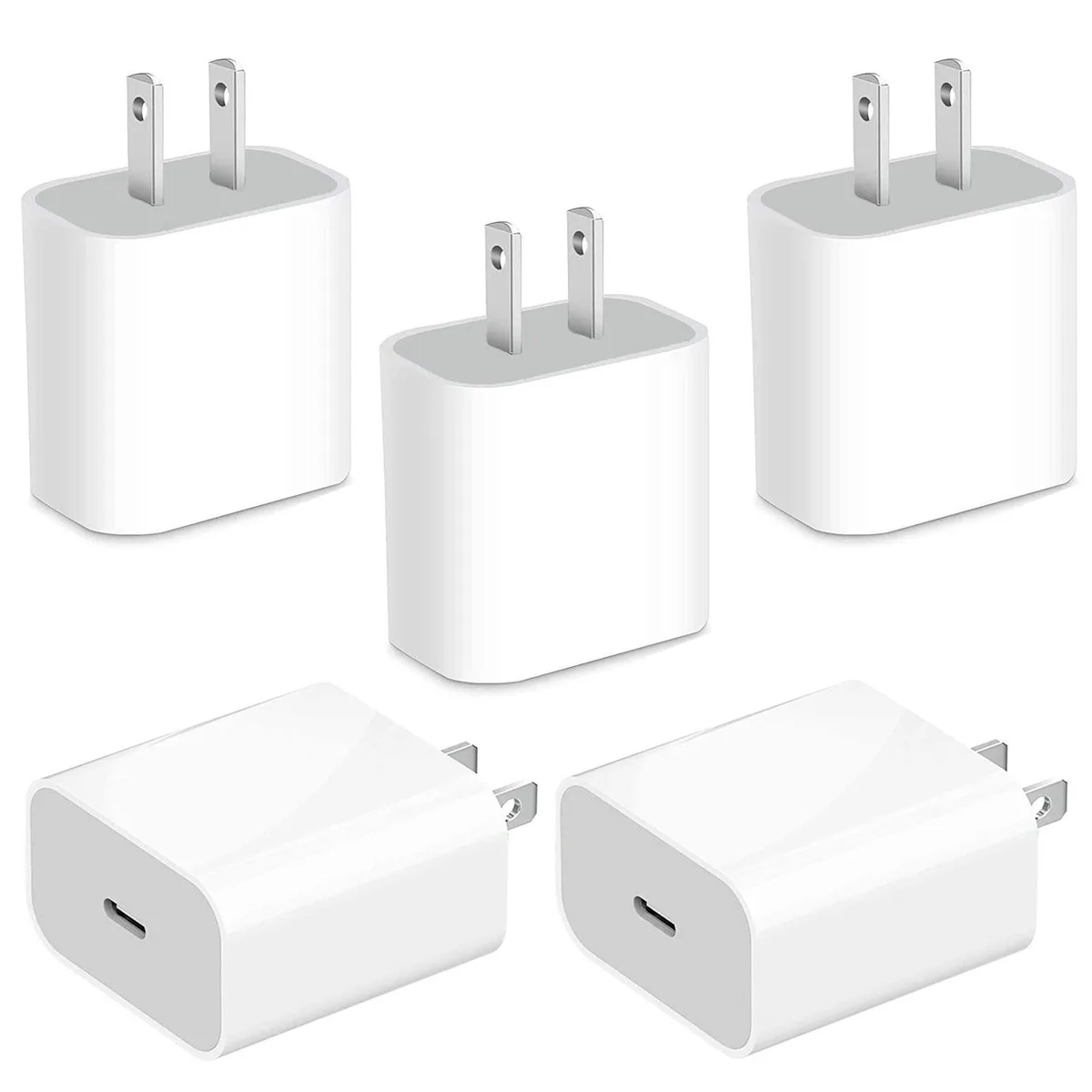 anicestore anicestore 20W USB-C Power Adapter White 5 Pack — product photo