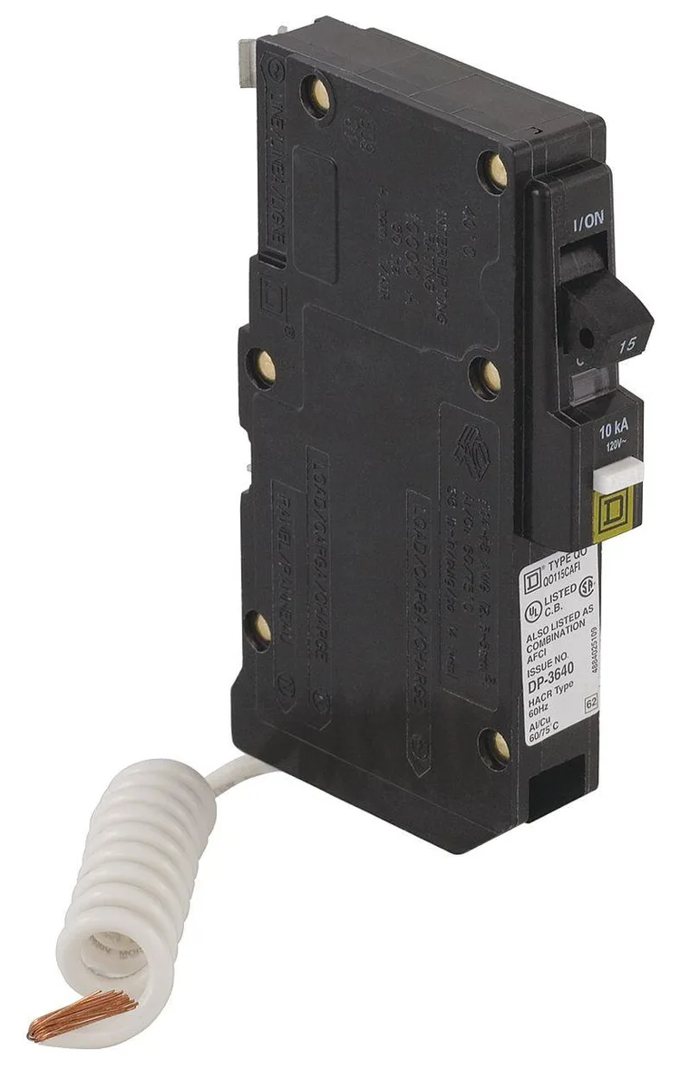 SQUARE D SQUARE D QOB120CAFI Miniature Circuit Breaker 20A 1 Pole — product photo