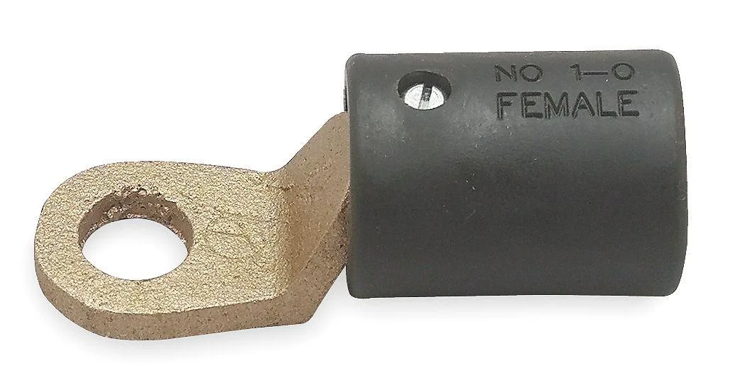 Tweco Tweco 95101101 welding cable female terminal 180 deg 17/32 in stud 80V — product photo