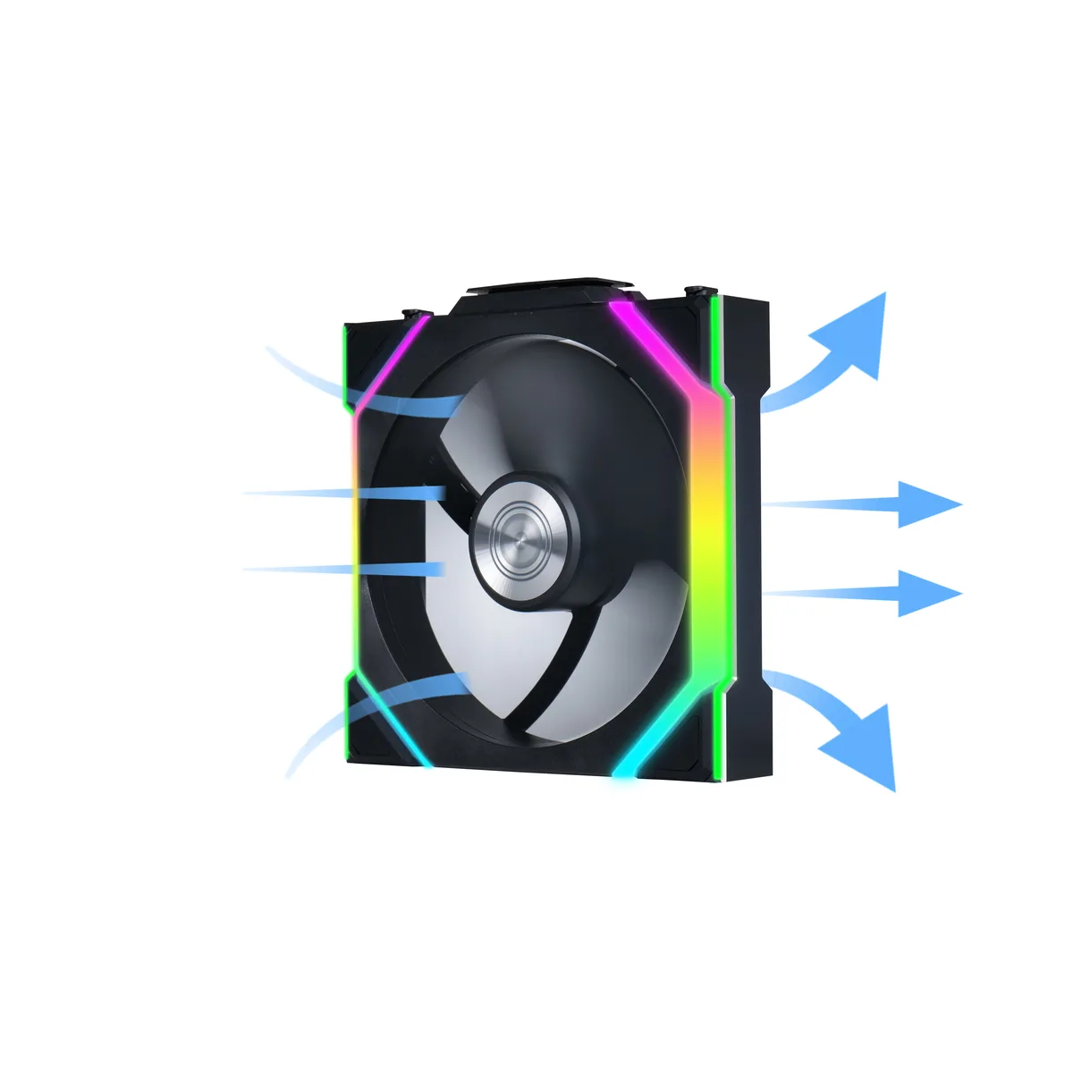 Lian Li Lian Li UNI Fan SL Wireless 120mm ARGB Case Fan Single Pack Black 12SL1W1B — product photo
