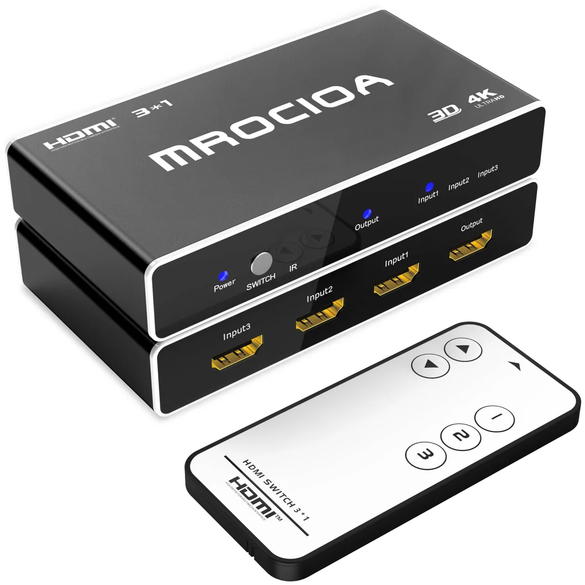 Mrocioa Mrocioa CYHI314-MF 3-port HDMI video switch 4K 60Hz — product photo