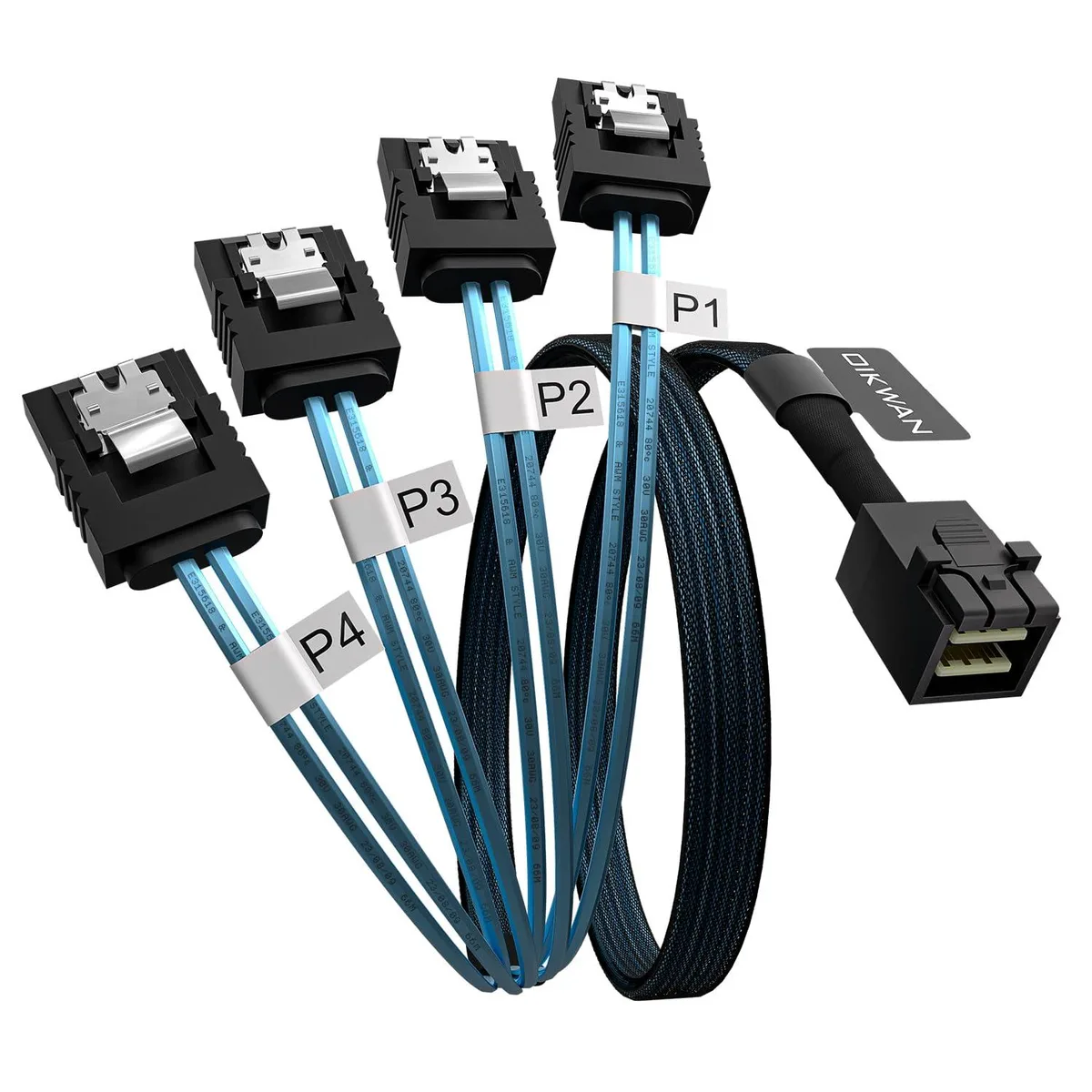 Xelite Xelite Mini SAS HD SFF-8643 to 4 SATA Cable 1.6ft — product photo