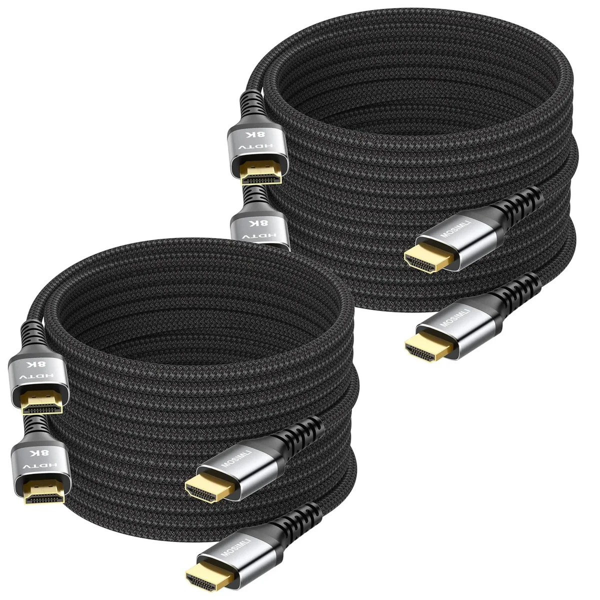 Keyence Keyence HDMI 2.1 cable 10 ft 4-pack 48 Gbps 8K@60Hz 4K@120Hz — product photo