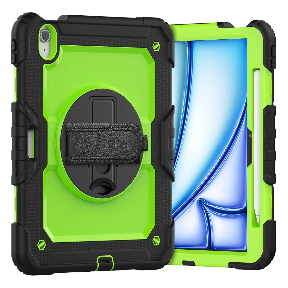 Timoom Timoom Heavy Duty Case 11" iPad Air M3 2025 M2 2024 5th 4th Gen GreenPC — product photo