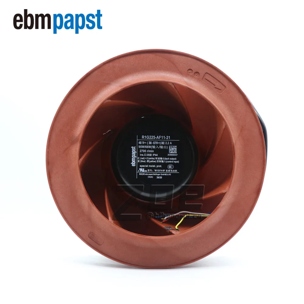 Ebm-Papst Ebm-Papst No.R1G225-AF11-21 225mm 48VDC 2.2A 2700RPM 95W IP44 centrifugal case fan — product photo