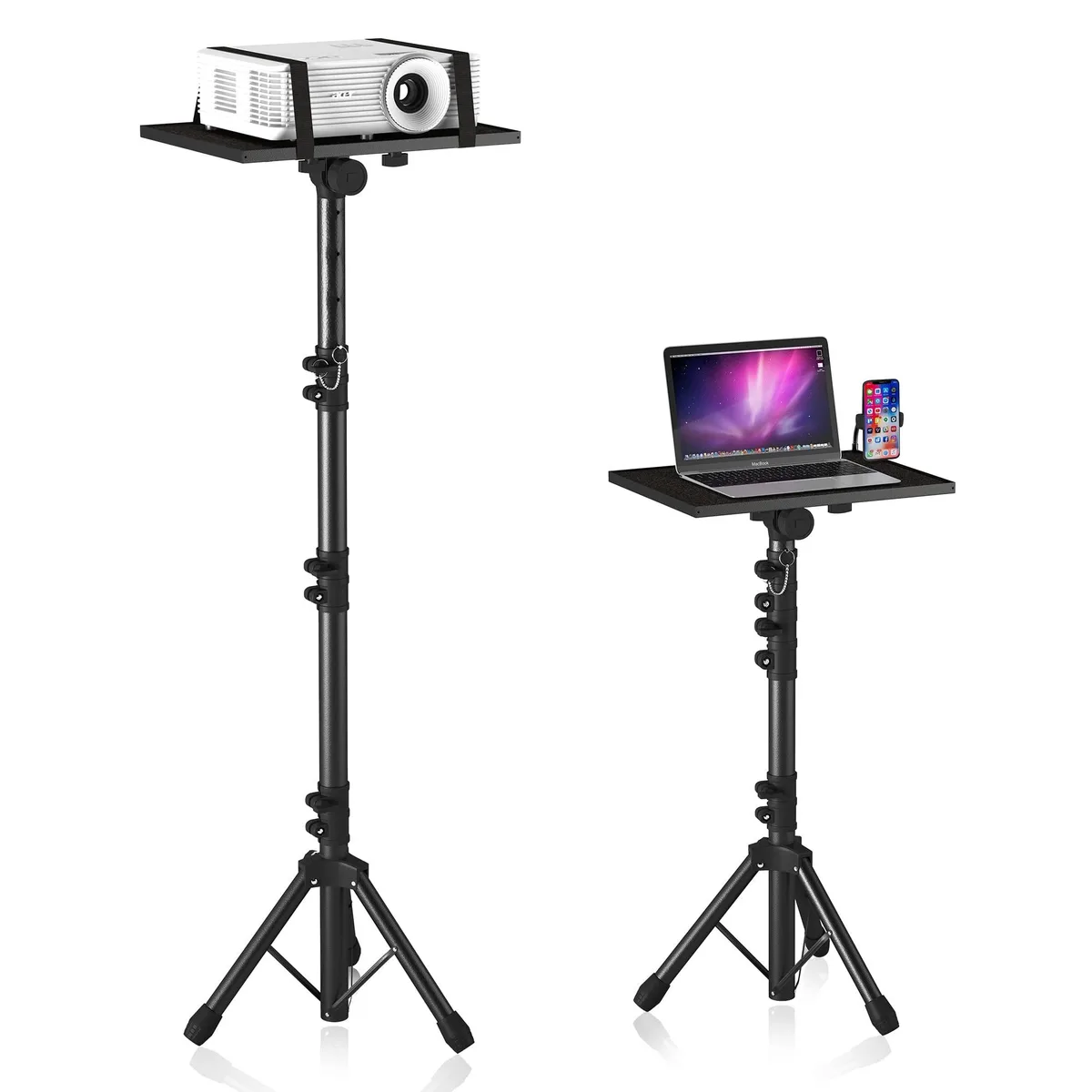 Avid TA-PSZ-4 Projector Stand 23.5-63.5in 15x11in 22lb Black Aluminum — product photo