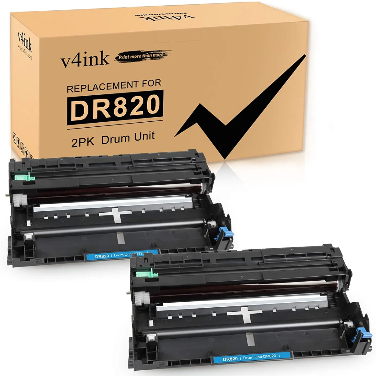 V4ink V4ink DR820 Compatible Drum Unit 2 Pack Black 30000 Pages — product photo