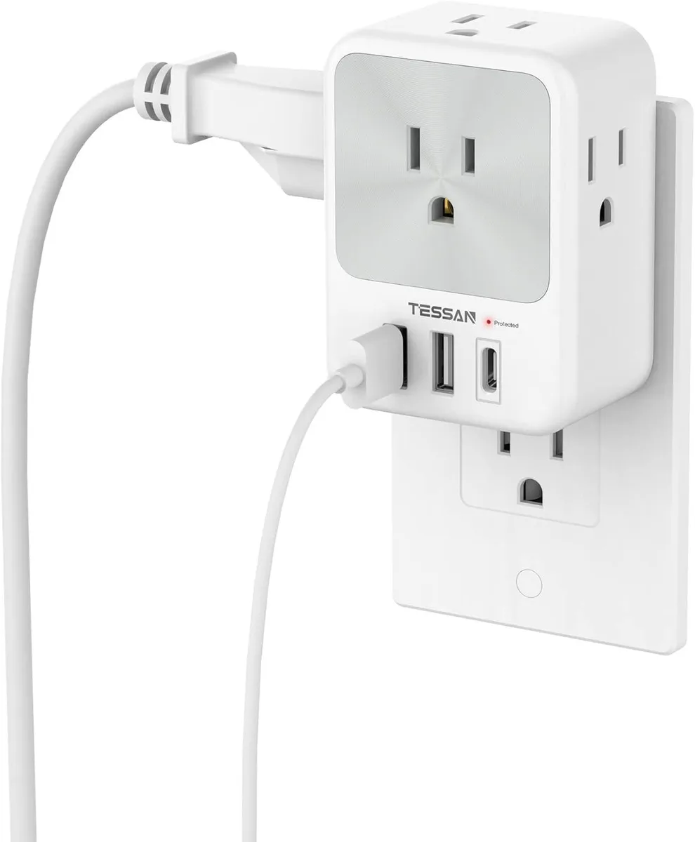 ONITOON ONITOON Surge Protector 4 AC 1 USB-C 2 USB-A 1875W — product photo