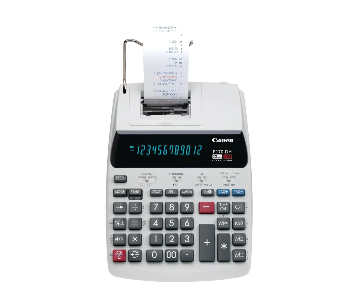 Canon 2204C001 P170-DH-3 Desktop Printing Calculator office equipment — product photo