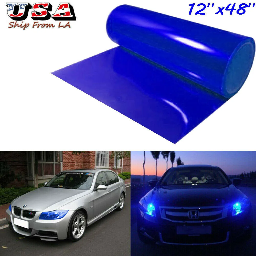 SIMPLEX TECHNOLOGY CO., LIMITED SIMPLEX TECHNOLOGY CO., LIMITED 12"x 48" Gloss Dark Blue Vinyl Wrap Sheet automotive specialty lighting — product photo