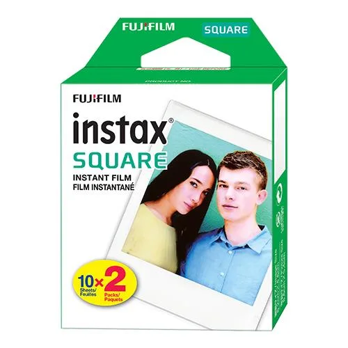 FUJIFILM FUJIFILM INSTAX SQUARE Instant Film 20 Sheets camera lens — product photo