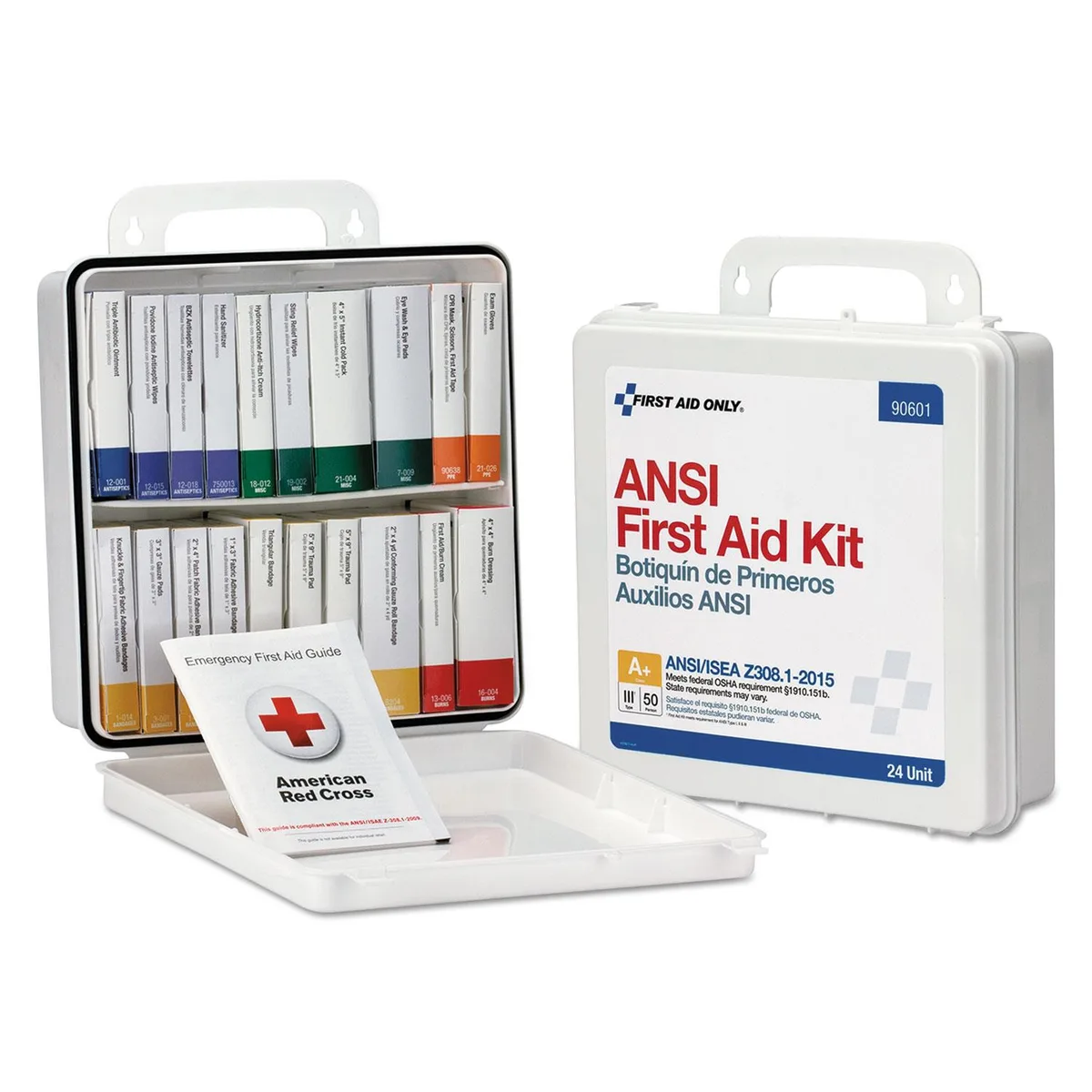 First Aid Only First Aid Only Weatherproof ANSI Class A+ 50-Person 24-Piece First Aid Kit — product photo