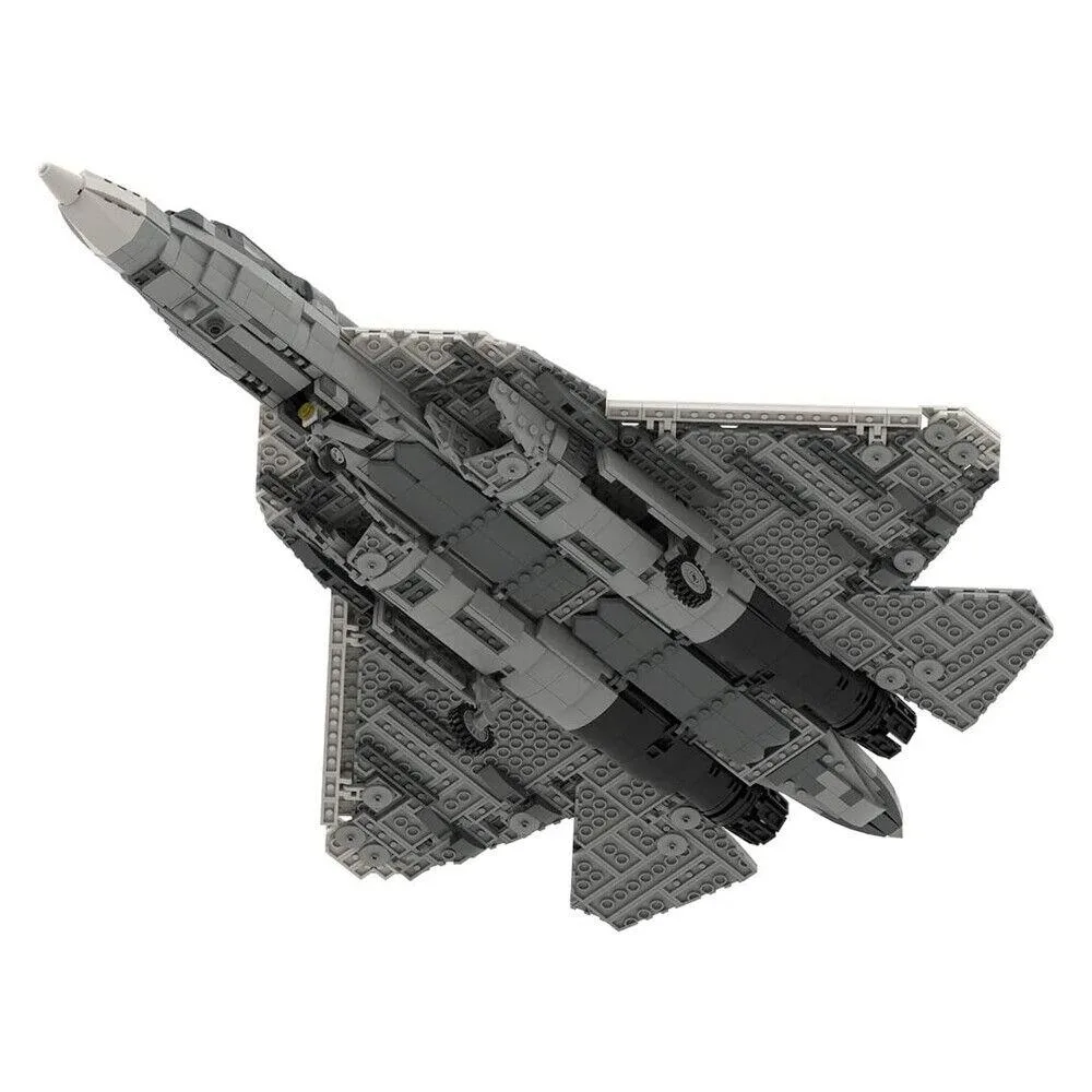 ZITIANYOUBUILD ZITIANYOUBUILD MOC-125117 Twin-engine Stealth Fighter 1:35 1907 Parts — product photo