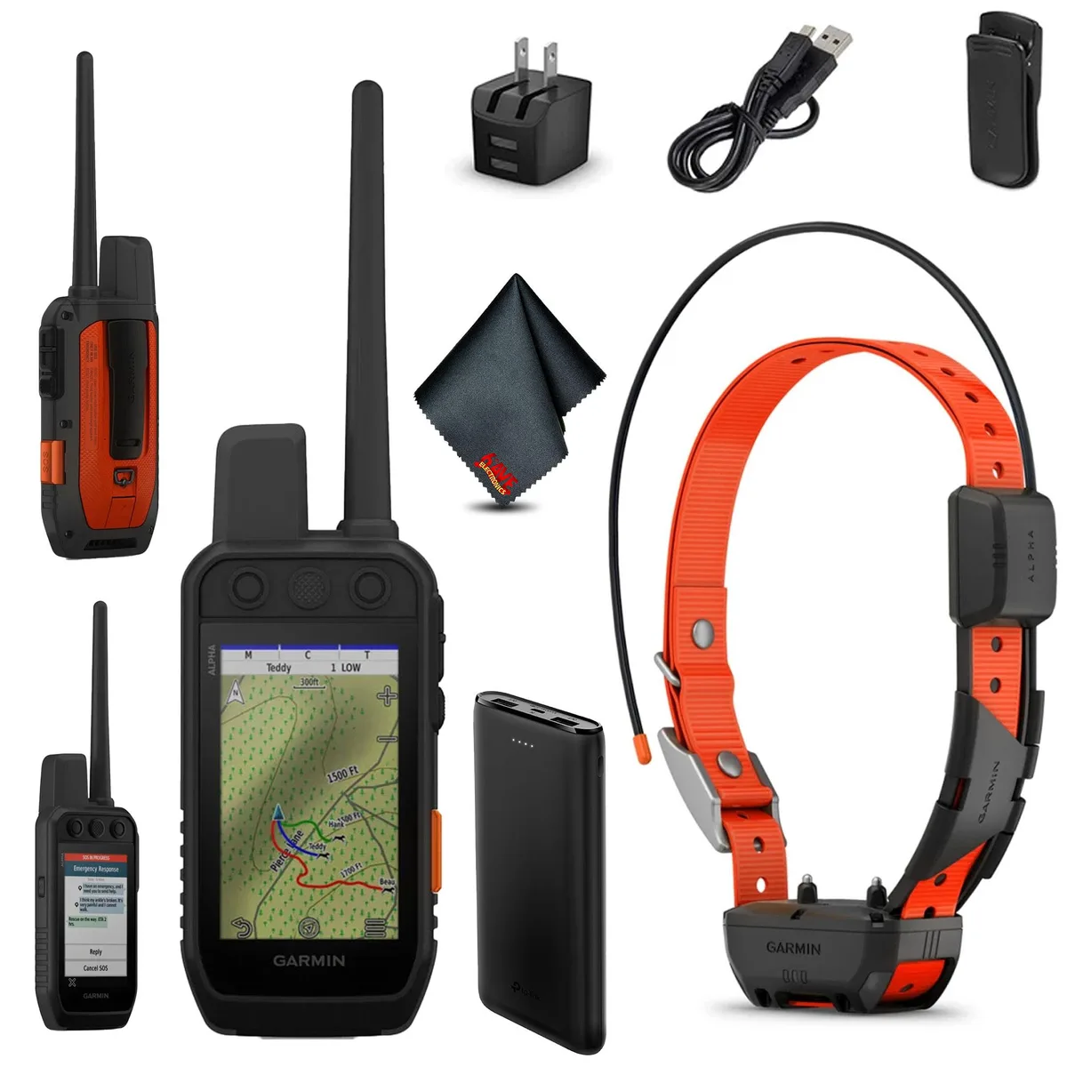 Garmin Garmin Alpha 300i Handheld with inReach & TT25 Collar GPS Navigation — product photo