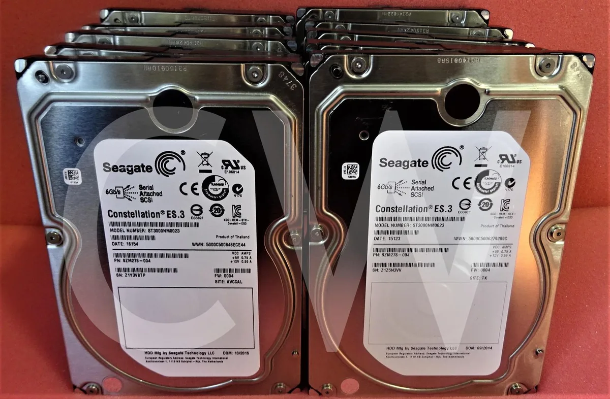 Seagate Seagate ST3000NM0023 3TB 7.2K RPM SAS 128MB 3.5" internal hard drive — product photo
