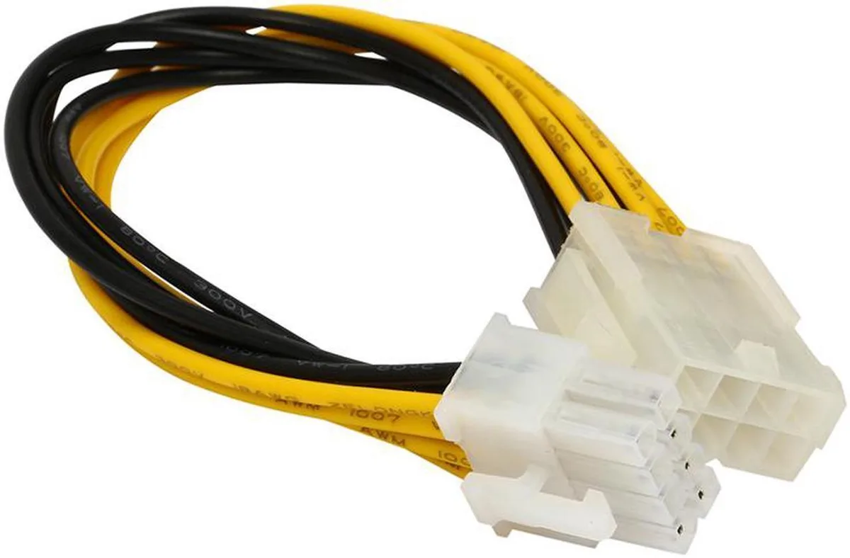 Vszerda Vszerda EPS 8-pin Molex Motherboard CPU Internal Power Extension Cable 8 inch 18AWG — product photo
