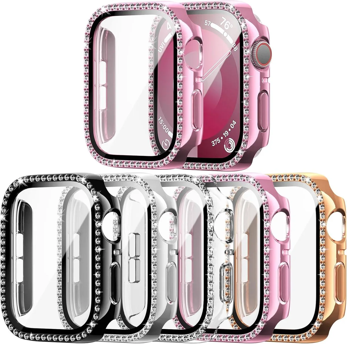 ETEIZU ETEIZU 5 Pack Bling Case 44mm SE 2023 Series 6 5 4 Accessory — product photo